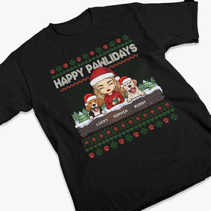 I Believe In Santa Paws - Dog & Cat Personalized Custom Unisex T-shirt, Hoodie, Sweatshirt - Christmas Gift For Pet Owners, Pet Lovers