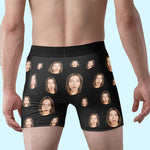 Custom Photo World’s Greatest Cock - Funny Personalized Custom Boxer Briefs, Men's Boxers - Birthday Gift For Boyfriend, Husband