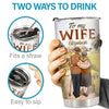 To My Wife Once Upon A Time - Couple Personalized Custom Tumbler - Gift For Husband Wife, Anniversary