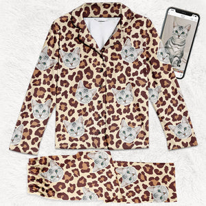 Custom Photo Less People More Dogs - Dog & Cat Personalized Custom Face Photo Pajamas - Christmas Gift For Pet Owners, Pet Lovers