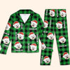 Custom Photo May Your Days Be Furry & Bright - Dog & Cat Personalized Custom Face Photo Pajamas - Christmas Gift For Pet Owners, Pet Lovers