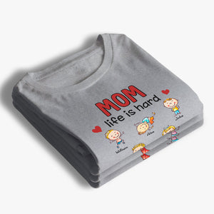 Proud Mom Of A Few Kids - Family Personalized Custom Unisex T-shirt, Hoodie, Sweatshirt - Gift For Mom