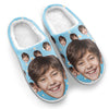 Custom Photo Naughty Or Nice List - Dog & Cat Personalized Custom Fluffy Slippers - Gift For Pet Owners, Pet Lovers