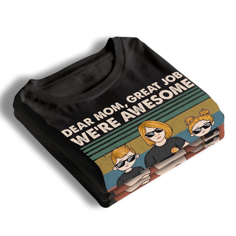 Dear Mom, Thank You So Much - Family Personalized Custom Unisex T-shirt, Hoodie, Sweatshirt - Mother's Day, Birthday Gift For Mom