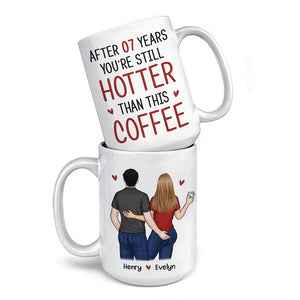 Congrats On Being My Husband - Couple Personalized Custom Mug - Gift For Husband Wife, Anniversary