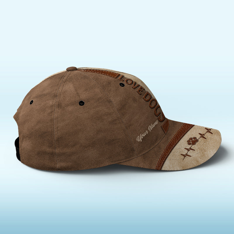 Happiness Is A Warm Puppy Blue - Dog Personalized Custom Hat, All Over Print Classic Cap - New Arrival, Gift For Pet Owners, Pet Lovers