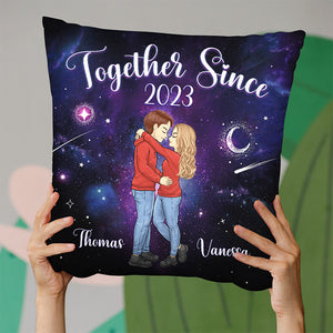 My Favorite Place Is Next To You  - Couple Personalized Custom Pillow - Gift For Husband Wife, Anniversary