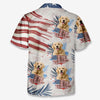 Custom Photo Summer Is A State Of Mind - Dog & Cat Personalized Custom Unisex Patriotic Tropical Hawaiian Aloha Shirt - Independence Day, 4th Of July, Summer Vacation Gift, Gift For Pet Owners, Pet Lovers