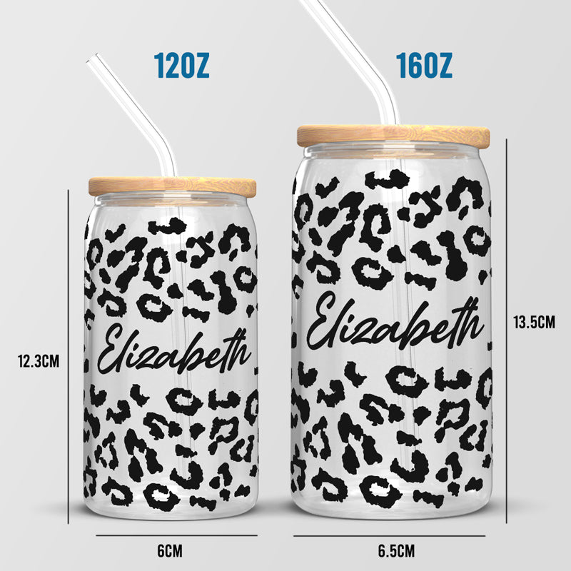 Love Yourself Like You Are Loved - Personalized Custom Glass Cup, Iced Coffee Cup - Birthday Gift, Gift For Yourself