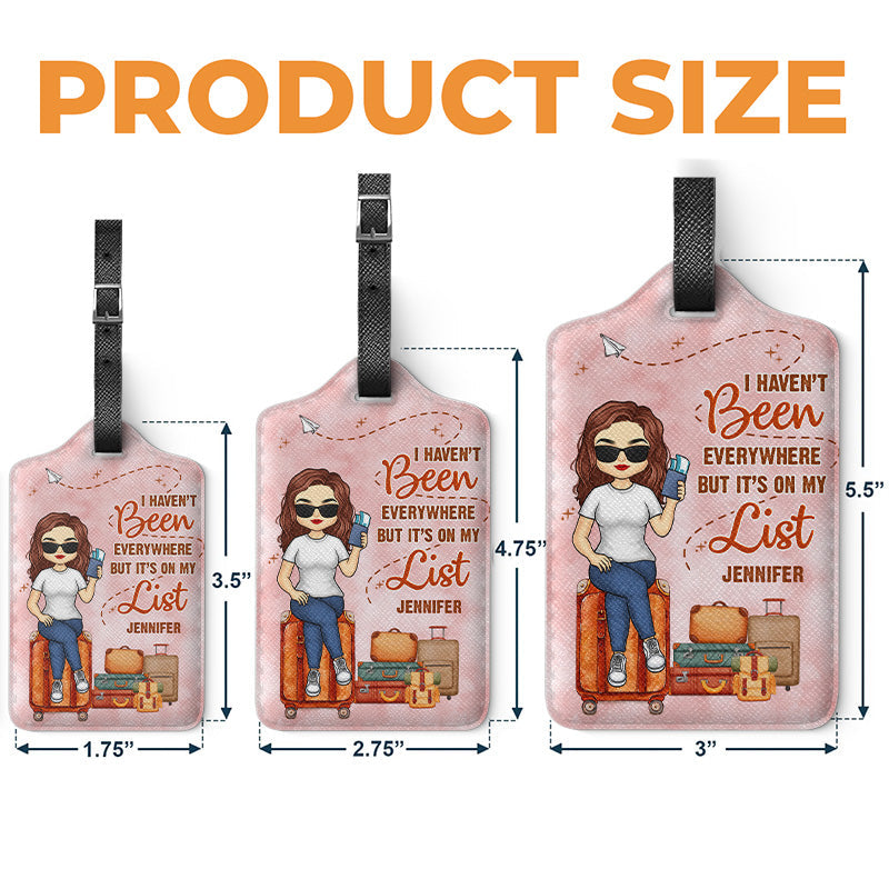 I'm A Girl Who Loves Traveling - Travel Personalized Custom Luggage Tag - Holiday Vacation Gift, Gift For Adventure Travel Lovers