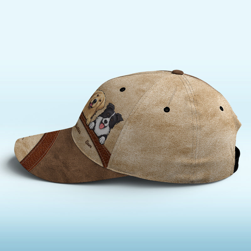 Happiness Is A Warm Puppy Purple - Dog Personalized Custom Hat, All Over Print Classic Cap - New Arrival, Gift For Pet Owners, Pet Lovers