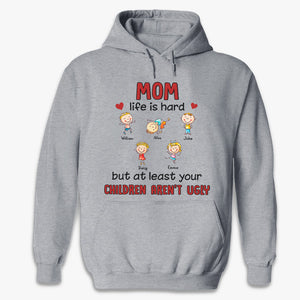 Proud Mom Of A Few Kids - Family Personalized Custom Unisex T-shirt, Hoodie, Sweatshirt - Gift For Mom