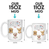 Thanks For The Belly Rubs - Dog Personalized Custom Mug - Gift For Pet Owners, Pet Lovers