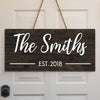 Welcome To Our Home - Family Personalized Custom Rectangle Shaped Home Decor Wood Sign - House Warming Gift For Family Members