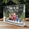 The Greatest Gift Our Parents Gave Us - Family Personalized Custom Rectangle Shaped Acrylic Plaque - Christmas Gift For Family Members