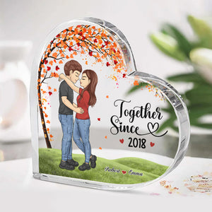 You Are The Only One I Want To Annoy For The Rest Of My Life - Couple Personalized Custom Heart Shaped Acrylic Plaque - Gift For Husband Wife, Anniversary