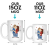 Congrats On Being My Bestfriend - Couple Personalized Custom Mug - Gift For Husband Wife, Anniversary