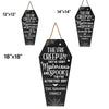 They’re Creepy They’re Kooky - Family Personalized Custom Shaped Home Decor Wood Sign - Halloween Gift For Family Members