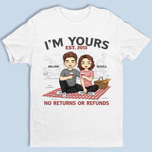 I'm Yours Since - Couple Personalized Custom Unisex T-shirt, Hoodie, Sweatshirt - Gift For Husband Wife, Anniversary