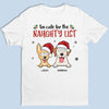Too Cute For The Naughty List - Dog Personalized Custom Unisex T-shirt, Hoodie, Sweatshirt - Christmas Gift For Pet Owners, Pet Lovers