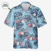 Custom Photo Tropical Leaves Summer Vibe - Company Logo Personalized Custom Unisex Tropical Hawaiian Aloha Shirt - Summer Vacation Gift, Gift For Coworker, Team Members