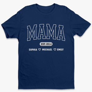 Mommy I Love You Forever & Always - Family Personalized Custom Unisex Embroidered T-shirt, Sweatshirt - Gift For Mom, Grandma