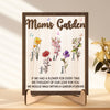 I Thought Of My Love For You - Family Personalized Custom 2-Layered Wooden Plaque With Stand - House Warming Gift For Mom, Grandma