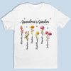 Grandma's Garden - Family Personalized Custom Unisex T-shirt, Hoodie, Sweatshirt - Birthday Gift For Grandma