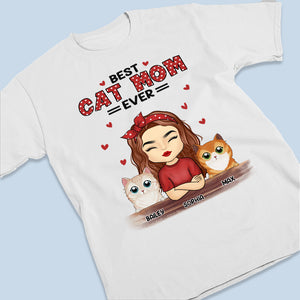World's Best Cat Mom - Cat Personalized Custom Unisex T-shirt, Hoodie, Sweatshirt - Gift For Pet Owners, Pet Lovers