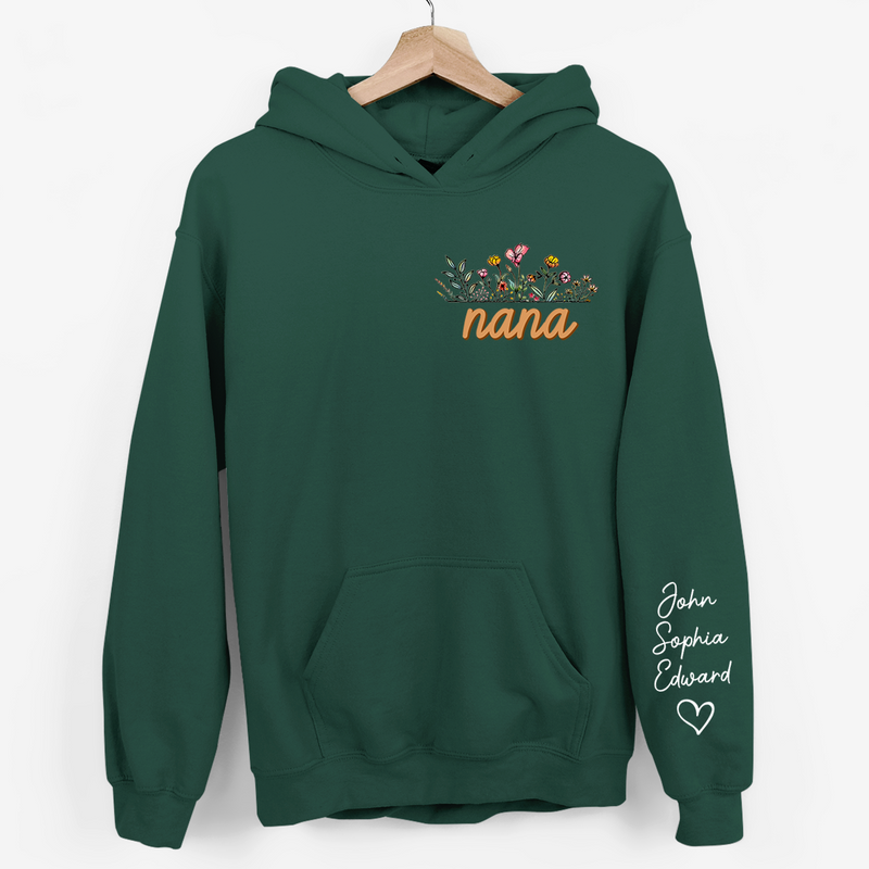 I Love Being Mommy - Family Personalized Custom Unisex Sweatshirt With Design On Sleeve - Gift For Mom, Grandma