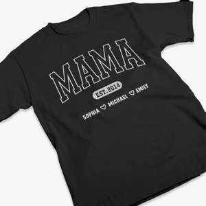 Mommy I Love You Forever & Always - Family Personalized Custom Unisex Embroidered T-shirt, Sweatshirt - Gift For Mom, Grandma