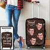 Travel Is An Investment In Yourself - Travel Personalized Custom Luggage Cover - Gift For Travel Lovers