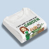 Work In Garden Hang Out With Fur Babies - Dog & Cat Personalized Custom Unisex T-shirt, Hoodie, Sweatshirt - Gift For Pet Owners, Pet Lovers, Gardening Lovers
