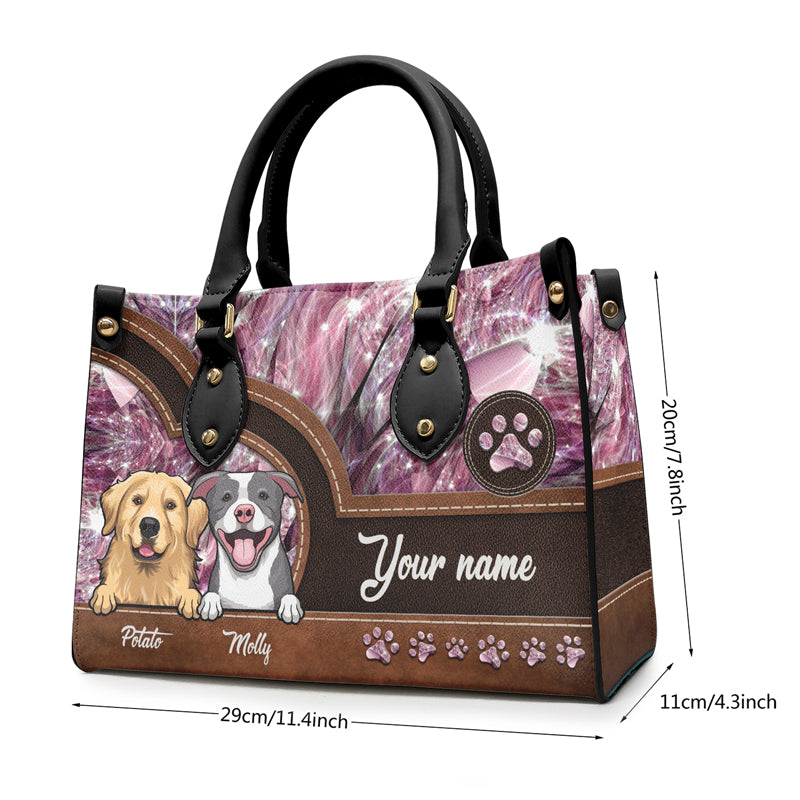 Take Me Everywhere You Go - Dog & Cat Personalized Custom Leather Handbag - Gift For Pet Owners, Pet Lovers