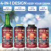 Husband And Wife, Drinking Buddies For Life - Couple Personalized Custom 4 In 1 Can Cooler Tumbler - Gift For Husband Wife, Anniversary