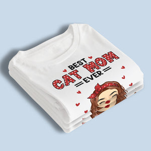 World's Best Cat Mom - Cat Personalized Custom Unisex T-shirt, Hoodie, Sweatshirt - Gift For Pet Owners, Pet Lovers