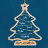 Happy Family Happy Life - Family Personalized Custom Ornament - Acrylic Custom Shaped - Christmas Gift For Family Members