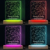 The Night We Met - Couple Personalized Custom Shaped 3D LED Light - Gift For Husband Wife, Anniversary