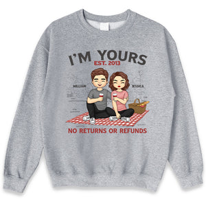 I'm Yours Since - Couple Personalized Custom Unisex T-shirt, Hoodie, Sweatshirt - Gift For Husband Wife, Anniversary
