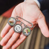 Custom Photo Not A Day Goes By That You Are Not Missed - Memorial Personalized Custom Round Shaped Lapel Pin, Brooch - Sympathy Gift For Family Members