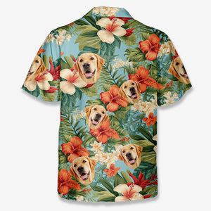 Custom Photo Let's Have Some Fun In The Sun - Dog & Cat Personalized Custom Unisex Tropical Hawaiian Aloha Shirt - Summer Vacation Gift, Gift For Pet Owners, Pet Lovers