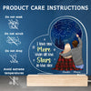 If Kisses Were Stars, I Would Give You The Sky - Couple Personalized Custom Heart Shaped 3D LED Light - Gift For Husband Wife, Anniversary