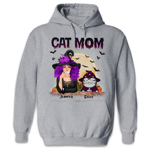 Strong Independent Cat Mom - Cat Personalized Custom Unisex T-shirt, Hoodie, Sweatshirt - Halloween Gift For Pet Owners, Pet Lovers