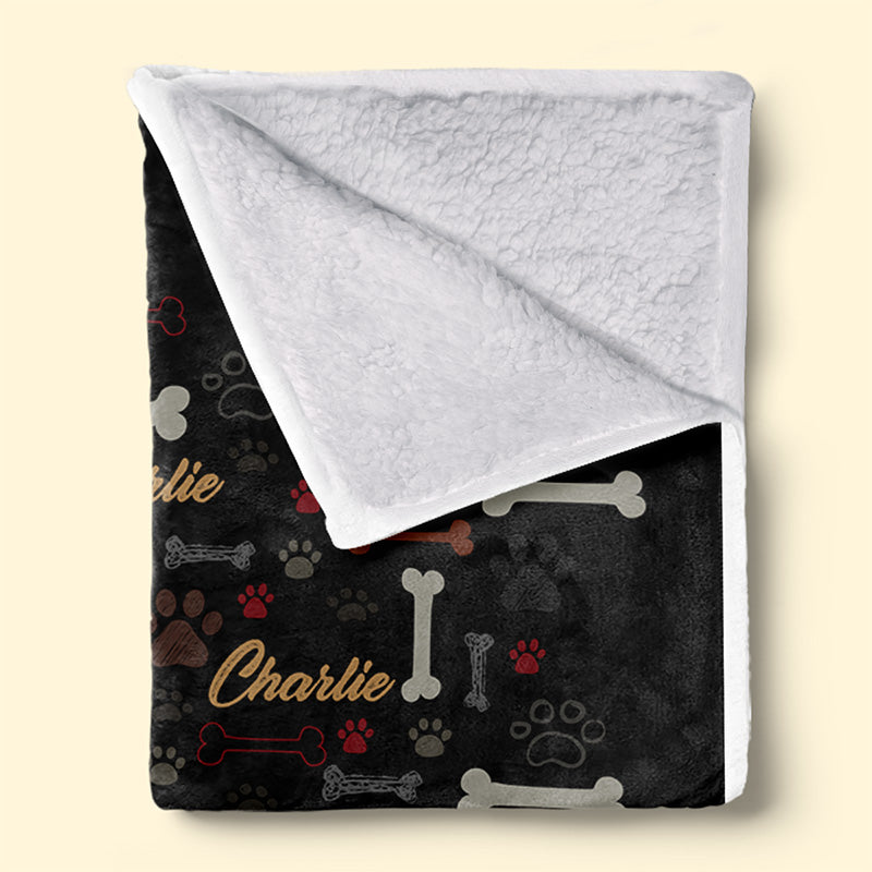 Too Cute To Be Grounded - Dog Personalized Custom Blanket - Gift For Pet Owners, Pet Lovers