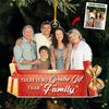 Family Custom Photo The Christmas Spirit Lives Here - Family Personalized Custom Ornament - Acrylic Custom Shaped - Christmas Gift For Family Members