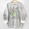 A Beautiful Girl Who Loves Pets - Dog & Cat Personalized Custom Unisex Sweatshirt With Design On Sleeve - Gift For Pet Owners, Pet Lovers