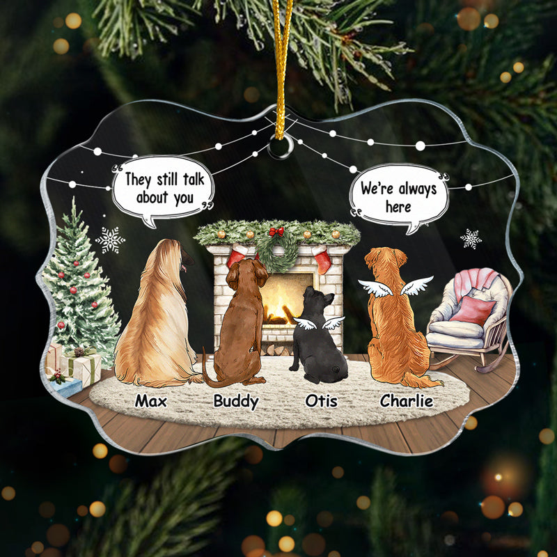 I'll Always Be By Your Side - Memorial Personalized Custom Ornament - Acrylic Benelux Shaped - Christmas Gift, Sympathy Gift For Pet Owners, Pet Lovers