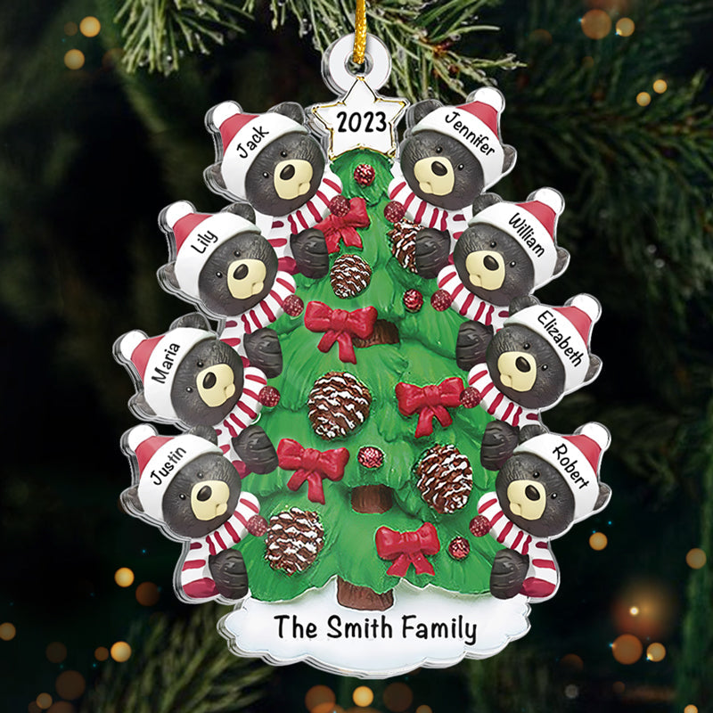 Have A Wonderful Christmas - Family Personalized Custom Ornament - Acrylic Custom Shaped - Christmas Gift For Family Members