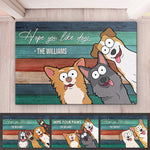 Wipe Your Paws - Dog Personalized Custom Home Decor Decorative Mat - Gift For Pet Owners, Pet Lovers