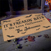 It's Freakin' Bats We Love Halloween - Family Personalized Custom Home Decor Decorative Mat - Halloween Gift For Family Members